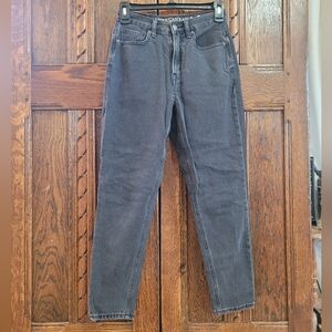 A&E Light Black Mom Jean